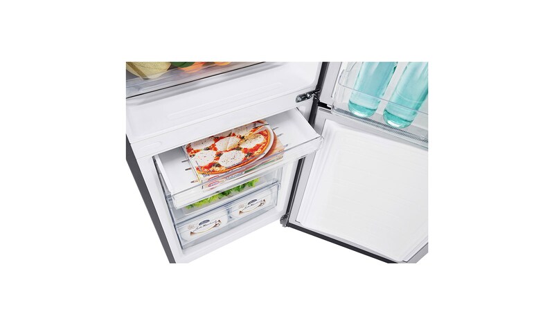 LG 24" Counter Depth Bottom Freezer Refrigerator with Smart Inverter, 12 cu. ft., LBNC12551V