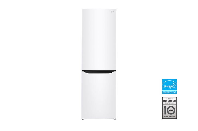 Front view of 24" Counter Depth Bottom Freezer Refrigerator with Smart Inverter, 12 cu. ft. LBNC12551W