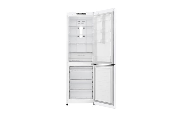 LG 24" Counter Depth Bottom Freezer Refrigerator with Smart Inverter, 12 cu. ft., LBNC12551W
