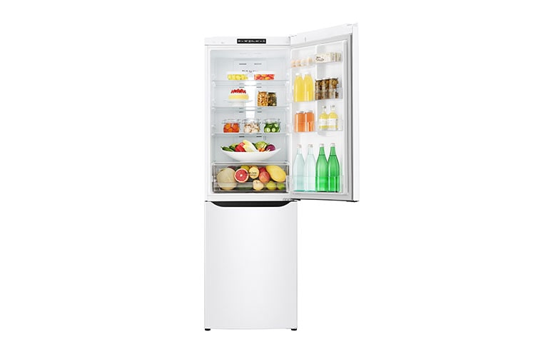 LG 24" Counter Depth Bottom Freezer Refrigerator with Smart Inverter, 12 cu. ft., LBNC12551W