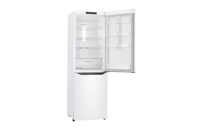 LG 24" Counter Depth Bottom Freezer Refrigerator with Smart Inverter, 12 cu. ft., LBNC12551W