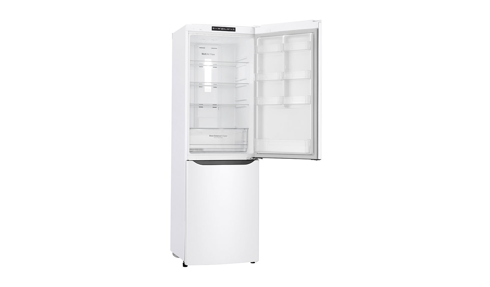 LG 24" Counter Depth Bottom Freezer Refrigerator with Smart Inverter, 12 cu. ft., LBNC12551W