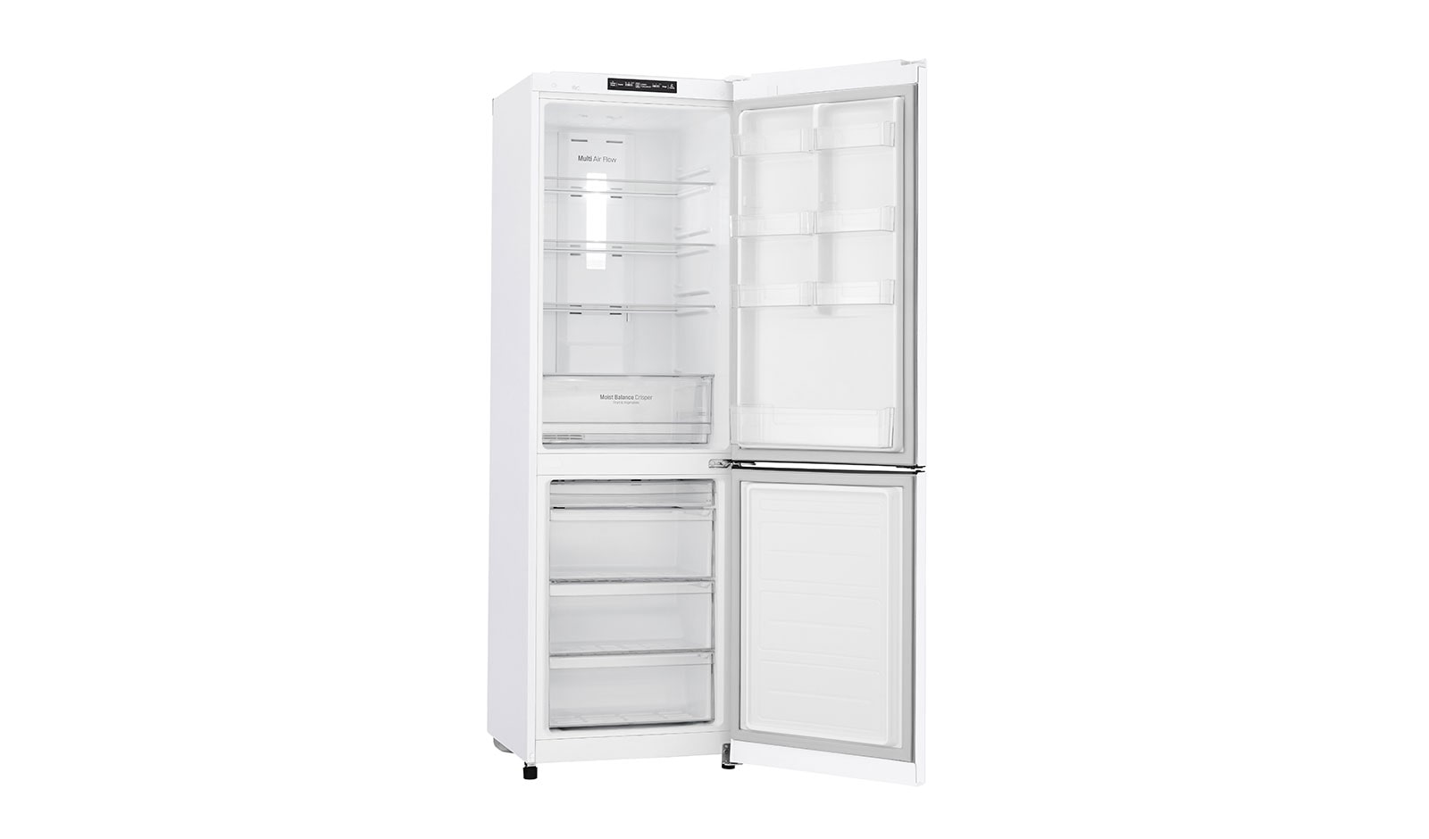 LG 24" Counter Depth Bottom Freezer Refrigerator with Smart Inverter, 12 cu. ft., LBNC12551W