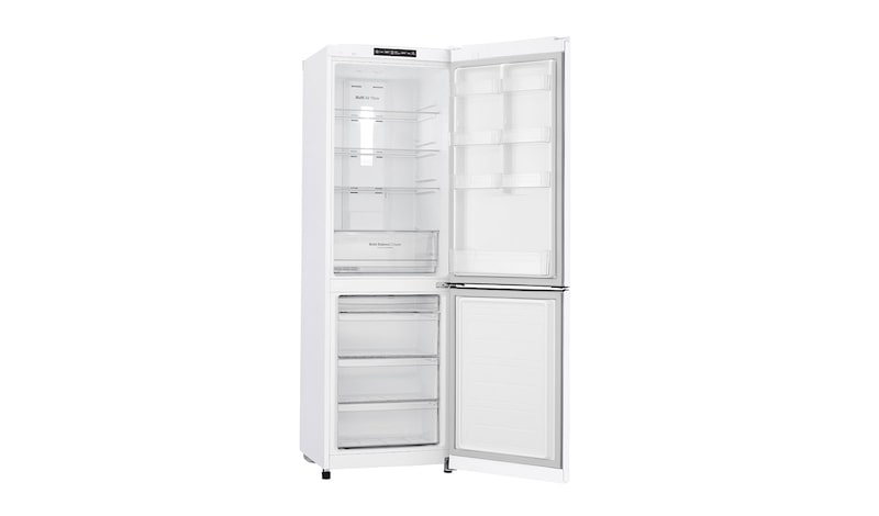 LG 24" Counter Depth Bottom Freezer Refrigerator with Smart Inverter, 12 cu. ft., LBNC12551W