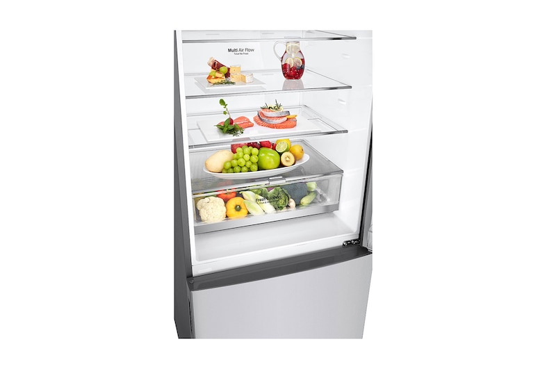 LG 28" Counter-Depth Bottom Freezer with Door Cooling®+ and Flip-up Shelf, 15 cu.ft., LBNC15231V