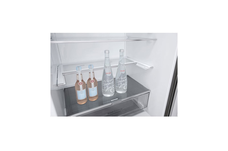 LG 28" Counter-Depth Bottom Freezer with Door Cooling®+ and Flip-up Shelf, 15 cu.ft., LBNC15231V