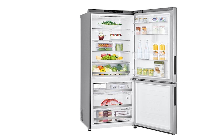 LG 28" 15 cu.ft. Counter-Depth Bottom Freezer Refrigerator, LBNC15251V