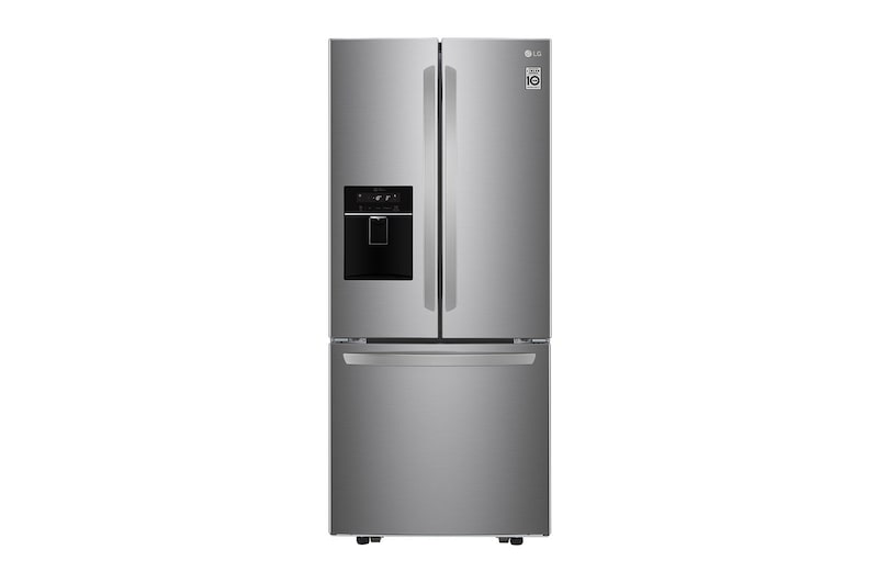 LG 30" 22 cu.ft. Standard-Depth French 3-Door Refrigerator | External Water Dispenser | Ice Maker, LCFS22EXS