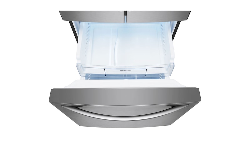 LG 30" 22 cu.ft. Standard-Depth French 3-Door Refrigerator | External Water Dispenser | Ice Maker, LCFS22EXS