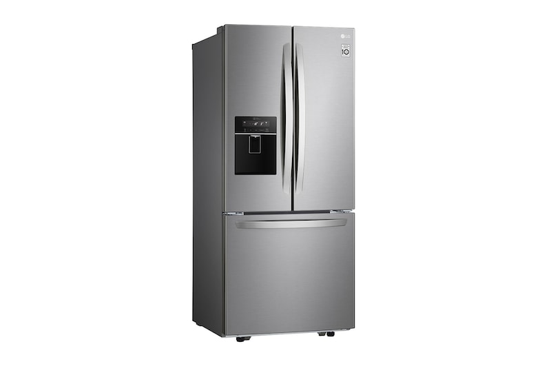 LG 30" 22 cu.ft. Standard-Depth French 3-Door Refrigerator | External Water Dispenser | Ice Maker, LCFS22EXS