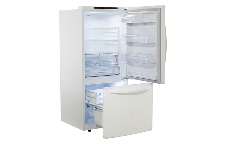 LG 30" Bottom Freezer Drawer Refrigerator with Inverter Linear Compressor, 22 cu.ft., LDNS22220W