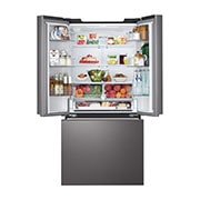 Front All Open view with Food