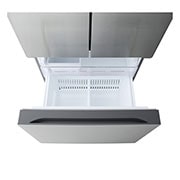 Front freezer door open view