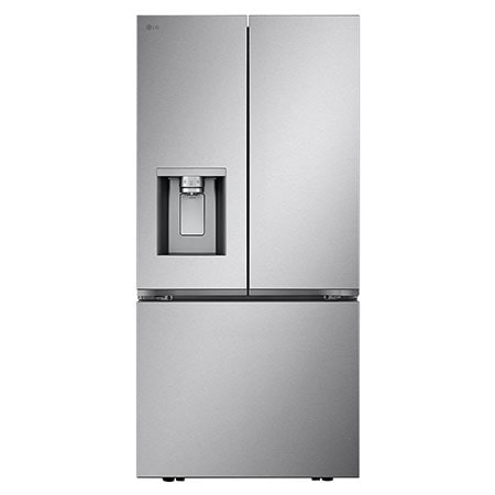 25 cu. ft. French 3-Door Standard-Depth Refrigerator with Dual Ice ...