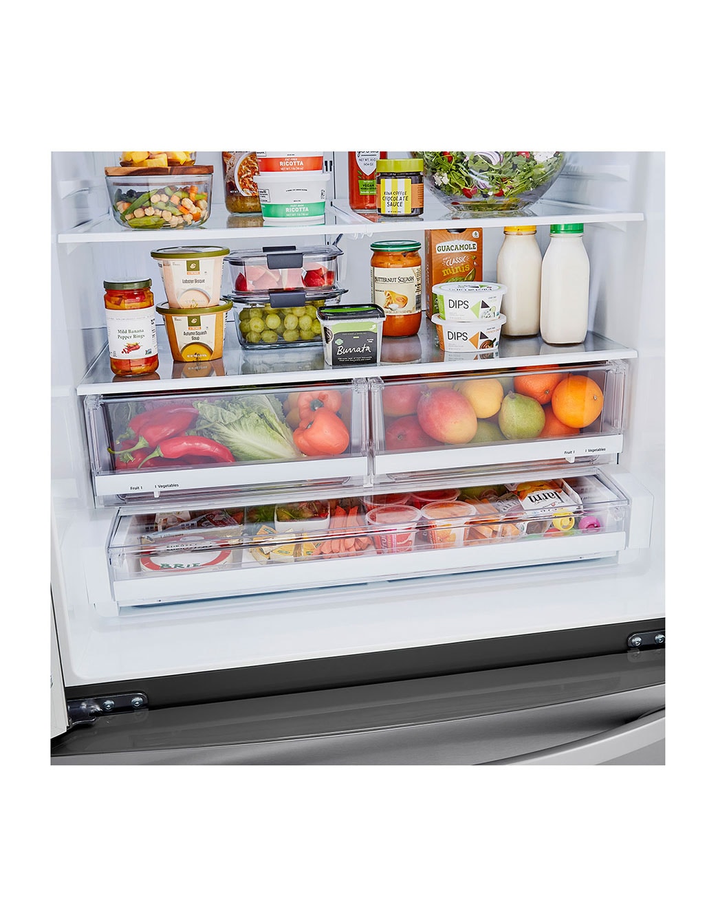 29 cu.ft French 3-Door Refrigerator - LF29T6000S | LG CA