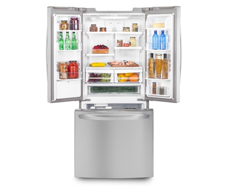 LG 30" French Door Refrigerator with Smart Cooling System, 22 cu. Ft., LFD22786ST