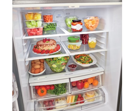 LG 30" French Door Refrigerator with Smart Cooling System, 22 cu. Ft., LFD22786ST