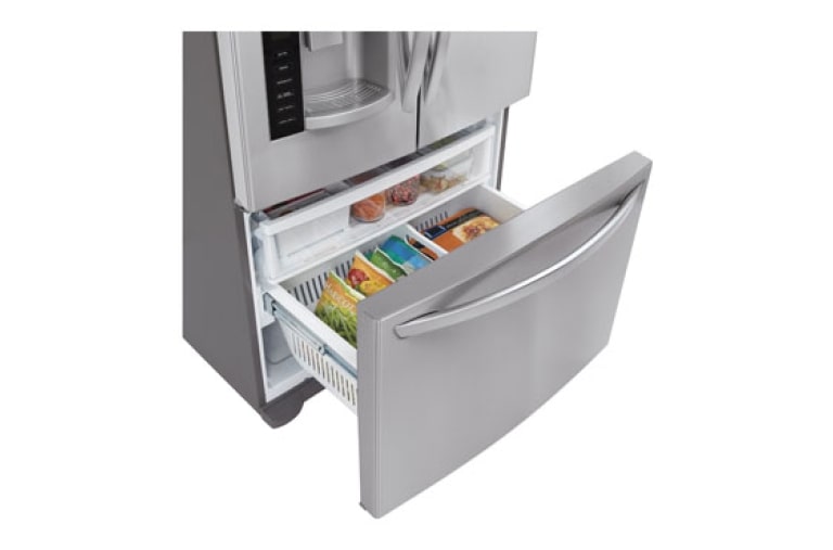 LG 36" French Door Refrigerator with Slim SpacePlus™ Ice System, 27 cu.ft., LFX28968ST