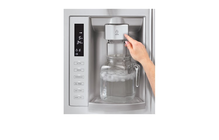 LG 36 Inch, 27.6 cu. ft Elegant large-capacity 3 French Door refrigerator, LFX28978ST