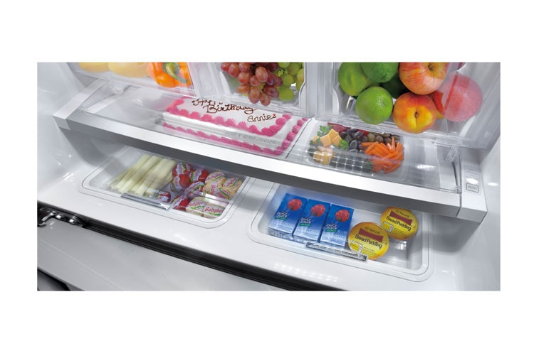 LG 36 Inch, MEGA capacity (32.5 cu. ft.) French Door Refrigerator with Slim SpacePlus™ Ice System, LFX33975ST
