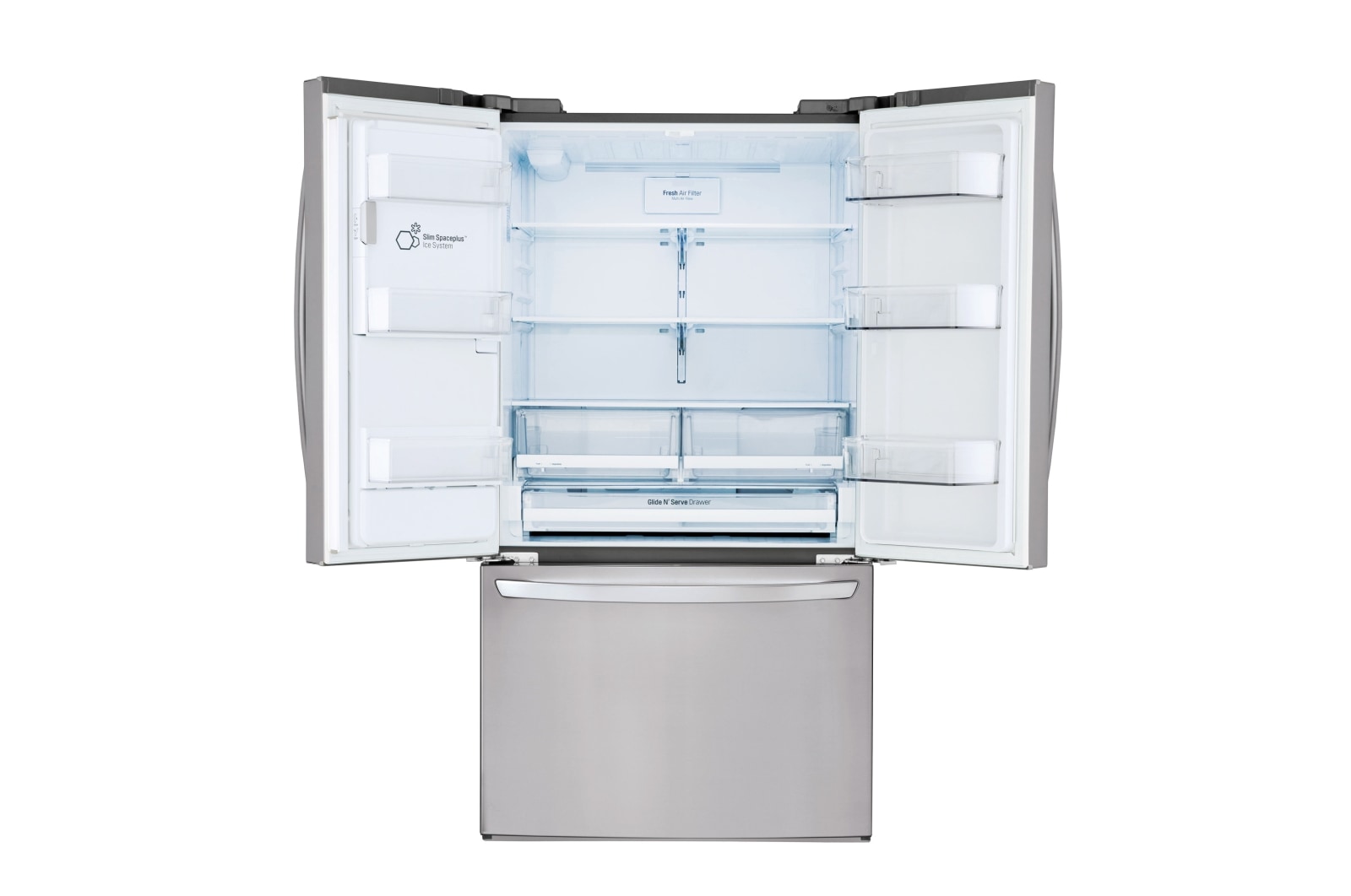 LG 22 cu.ft. WiFi Enabled Counter Depth French Door Refrigerator, LFXC22526S