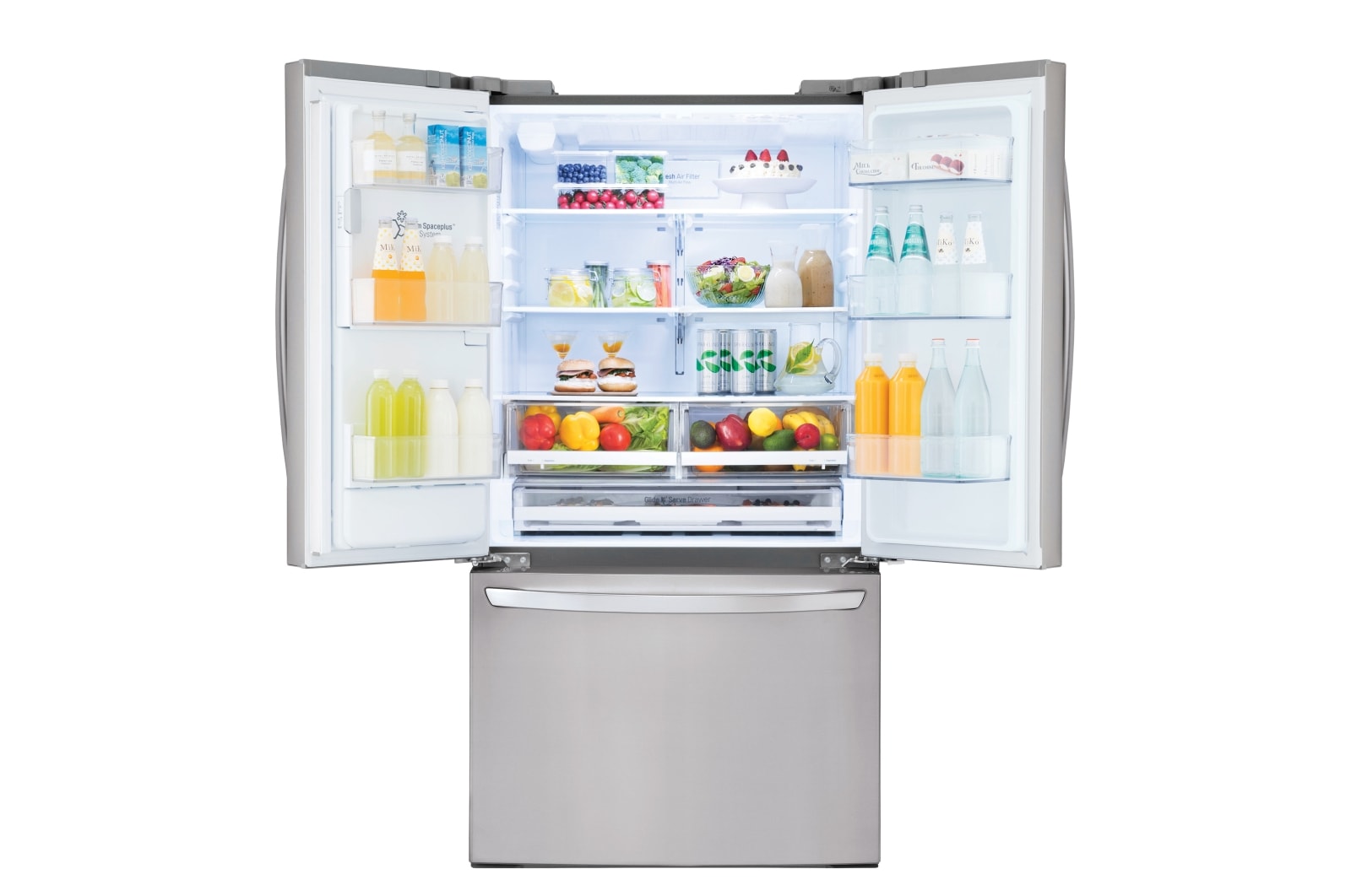 LG 22 cu.ft. WiFi Enabled Counter Depth French Door Refrigerator, LFXC22526S