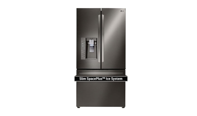LG 33" Black Stainless Steel French Door Refrigerator, 24 cu.ft., LFXS24623D