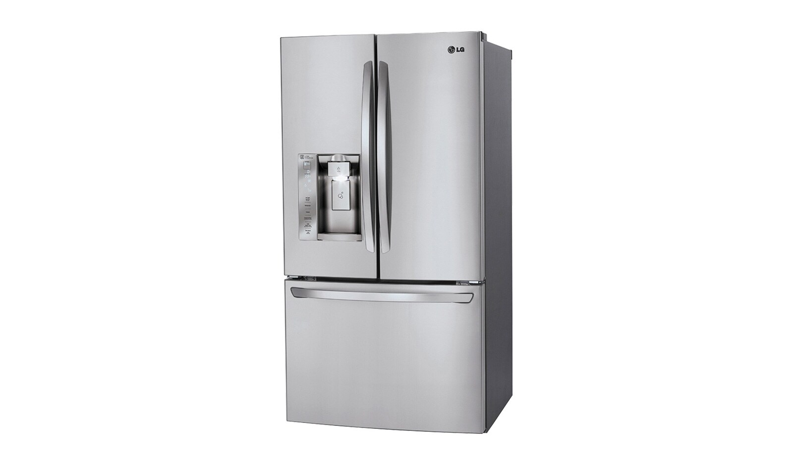 LG 33" French Door Refrigerator with Slim SpacePlus™ Ice System, 24 cu.ft., LFXS24623S