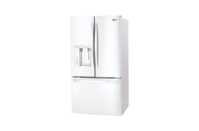 LG 33" French Door Refrigerator with Slim SpacePlus™ Ice System, 24 cu.ft., LFXS24623W