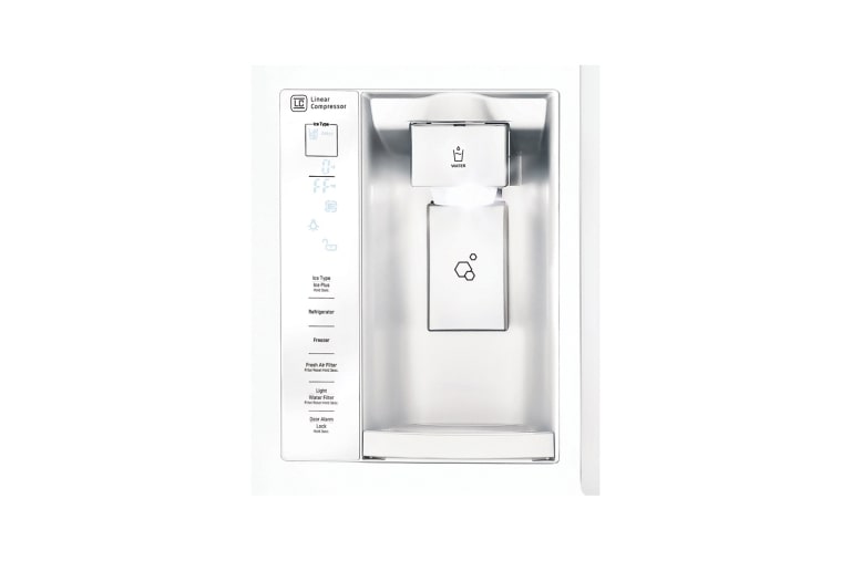 LG 33" French Door Refrigerator with Slim SpacePlus™ Ice System, 24 cu.ft., LFXS24623W