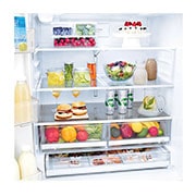 LG 36'' Smudge Resistant Refrigerator with ThinQ® Technology and Dual Ice Makers, LFXS26973S