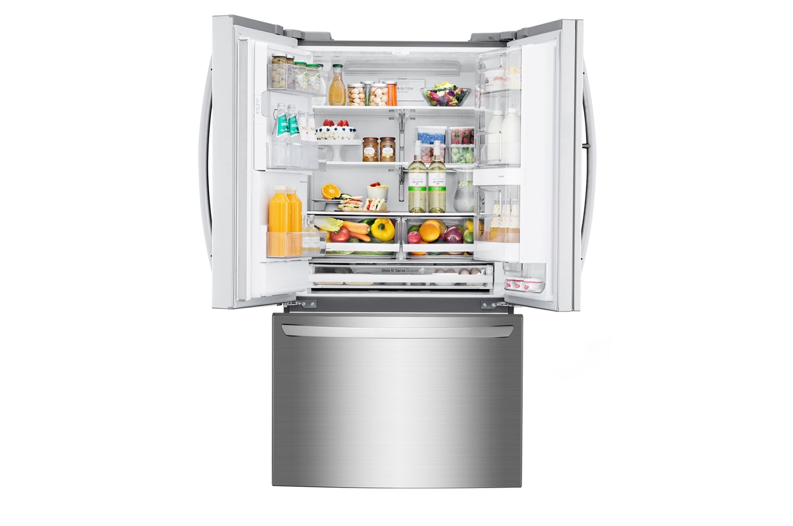 LG 36" French Door Refrigerator with Door-in-Door®, 28 cu.ft., LFXS28566S
