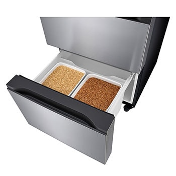 Bottom Door Opened with Cereals