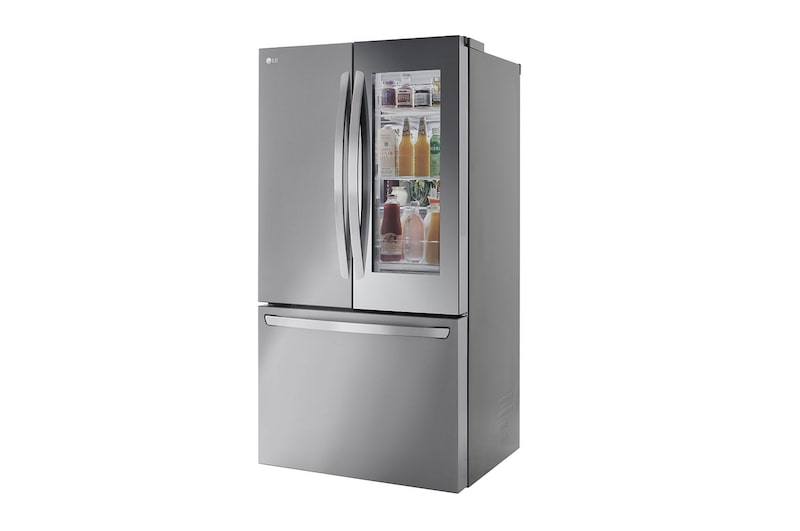 LG 36" 27 cu.ft. Mirror InstaView® Counter-Depth MAX™ French 3-Door Refrigerator | Internal Water Dispenser | Ice Maker, LLFGC2706S