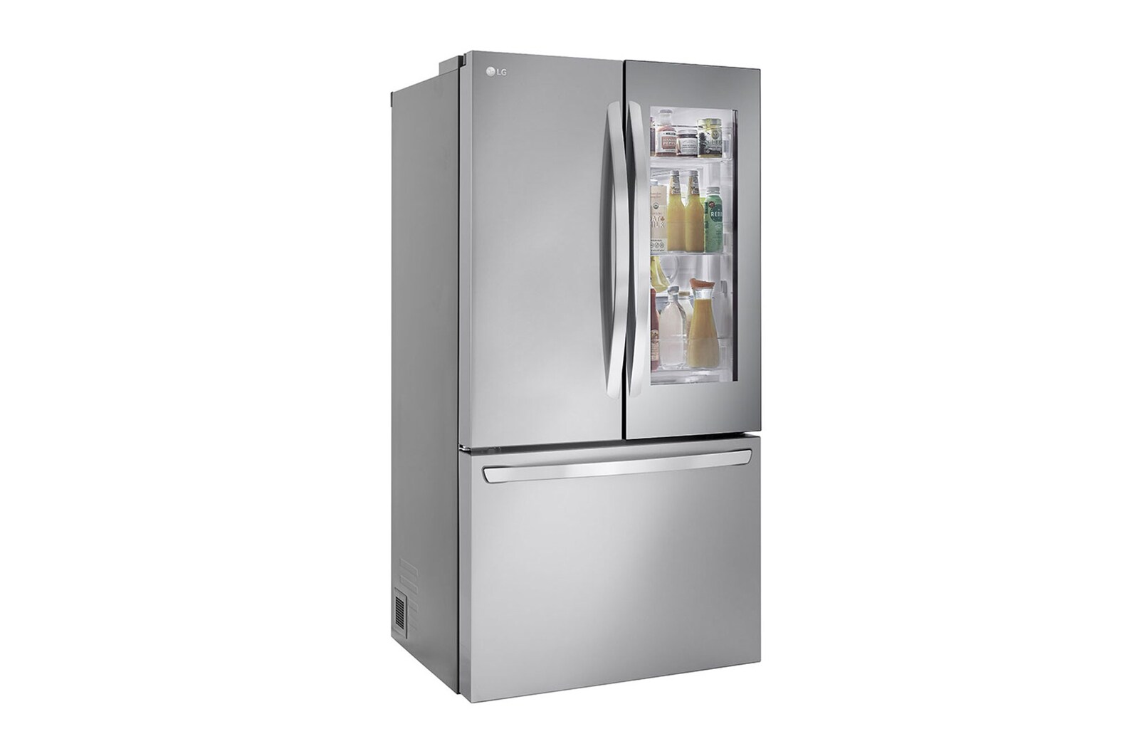 LG 36" 27 cu.ft. Mirror InstaView® Counter-Depth MAX™ French 3-Door Refrigerator | Internal Water Dispenser | Ice Maker, LLFGC2706S