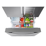 LG 36" 27 cu.ft. Mirror InstaView® Counter-Depth MAX™ French 3-Door Refrigerator | Internal Water Dispenser | Ice Maker, LLFGC2706S