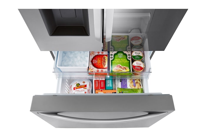 Freezer Interior Filled