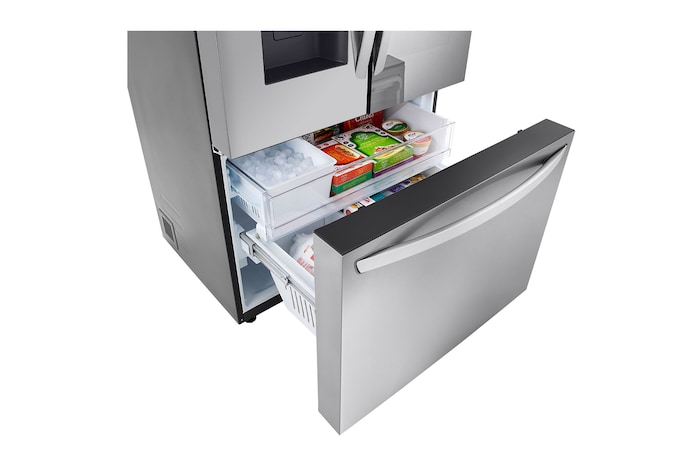 Freezer Drawer Angle Filled