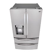 LG 36" 28 cu.ft. Standard-Depth French 4-Door Refrigerator | Ice & Water Dispenser | Dual Ice Maker, LMXS28626S