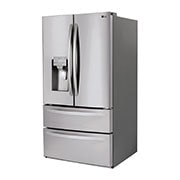 LG 36" 28 cu.ft. Standard-Depth French 4-Door Refrigerator | Ice & Water Dispenser | Dual Ice Maker, LMXS28626S