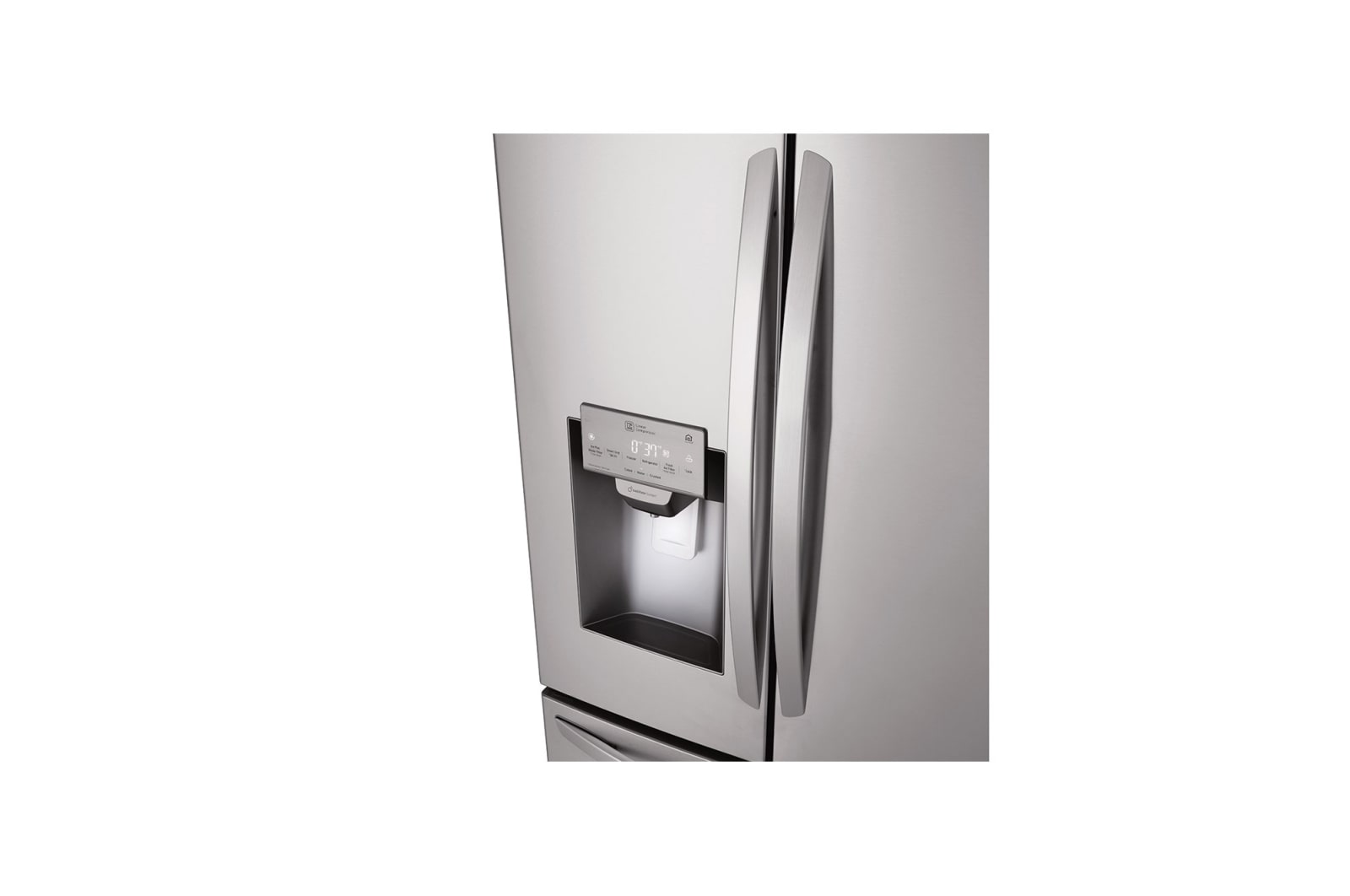 LG 36" 28 cu.ft. Standard-Depth French 4-Door Refrigerator | Ice & Water Dispenser | Dual Ice Maker, LMXS28626S