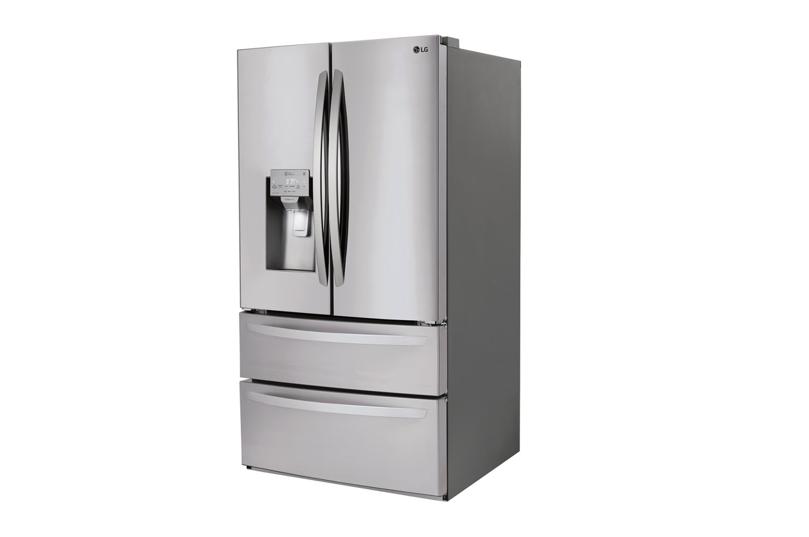 LG 36" 28 cu.ft. Standard-Depth French 4-Door Refrigerator | Ice & Water Dispenser | Dual Ice Maker, LMXS28626S