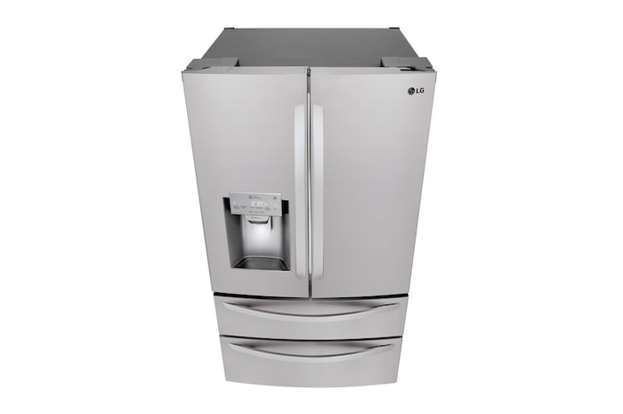 LG 36" 28 cu.ft. Standard-Depth French 4-Door Refrigerator | Ice & Water Dispenser, LMXS28626S