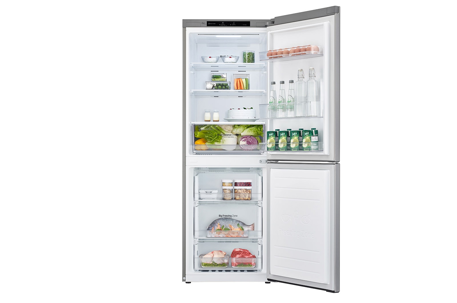 LG 24" Counter Depth Bottom Freezer Refrigerator with Smart Inverter, 10.8 cu.ft., LRDNC1004V