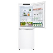 LG 24" Counter Depth Bottom Freezer Refrigerator with Smart Inverter, 10.8 cu.ft., LRDNC1004W