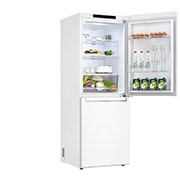 LG 24" Counter Depth Bottom Freezer Refrigerator with Smart Inverter, 10.8 cu.ft., LRDNC1004W