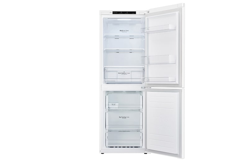 LG 24" Counter Depth Bottom Freezer Refrigerator with Smart Inverter, 10.8 cu.ft., LRDNC1004W