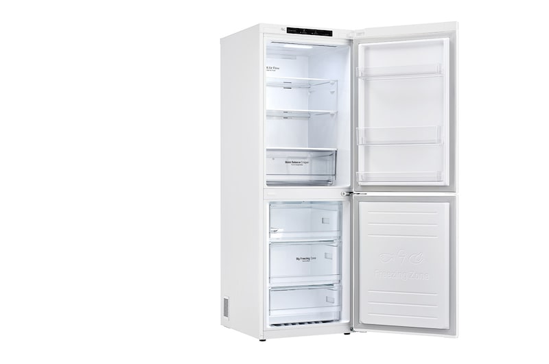 LG 24" Counter Depth Bottom Freezer Refrigerator with Smart Inverter, 10.8 cu.ft., LRDNC1004W