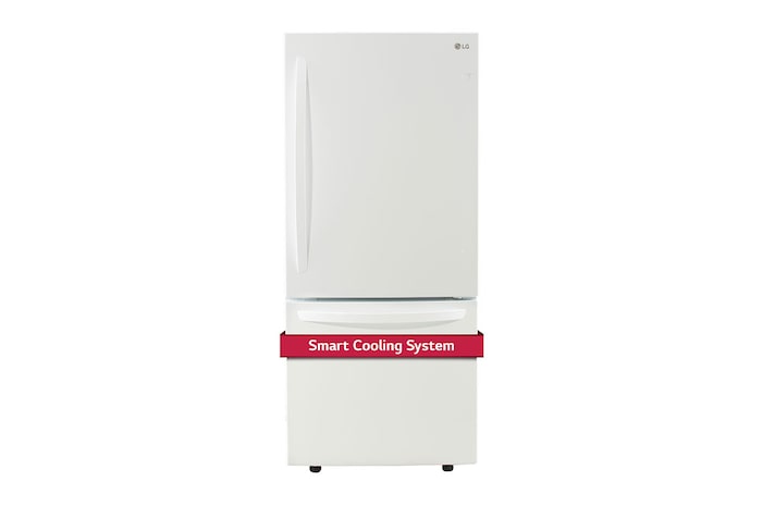 LG 30" 22 cu.ft. Standard-Depth Bottom Freezer Refrigerator, LRDNS2200W