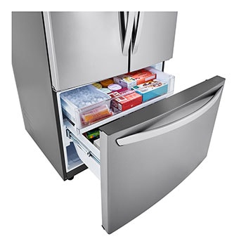 Freezer Drawer Angle Filled